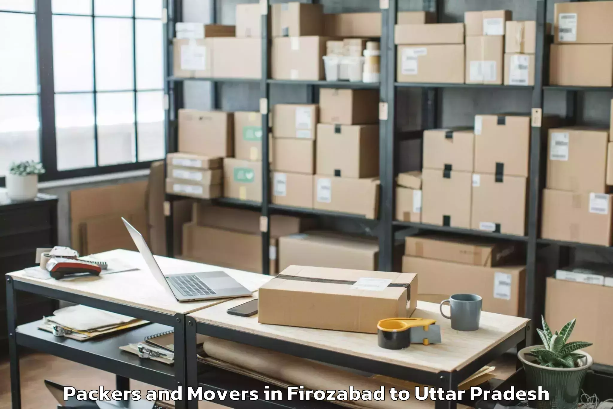 Professional Firozabad to Charthawal Packers And Movers